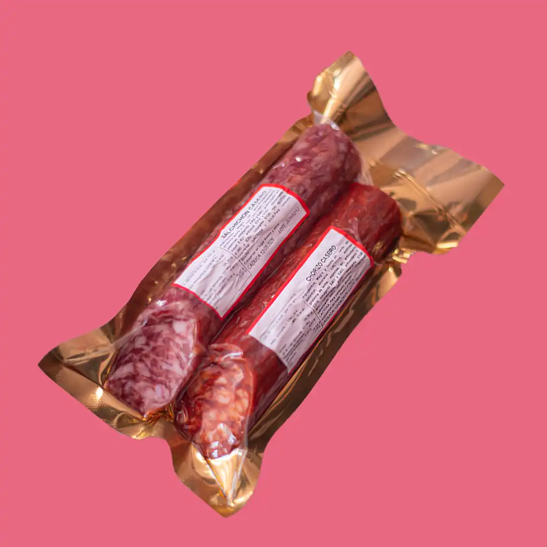 Salchichón y chorizo casero  500/550g
