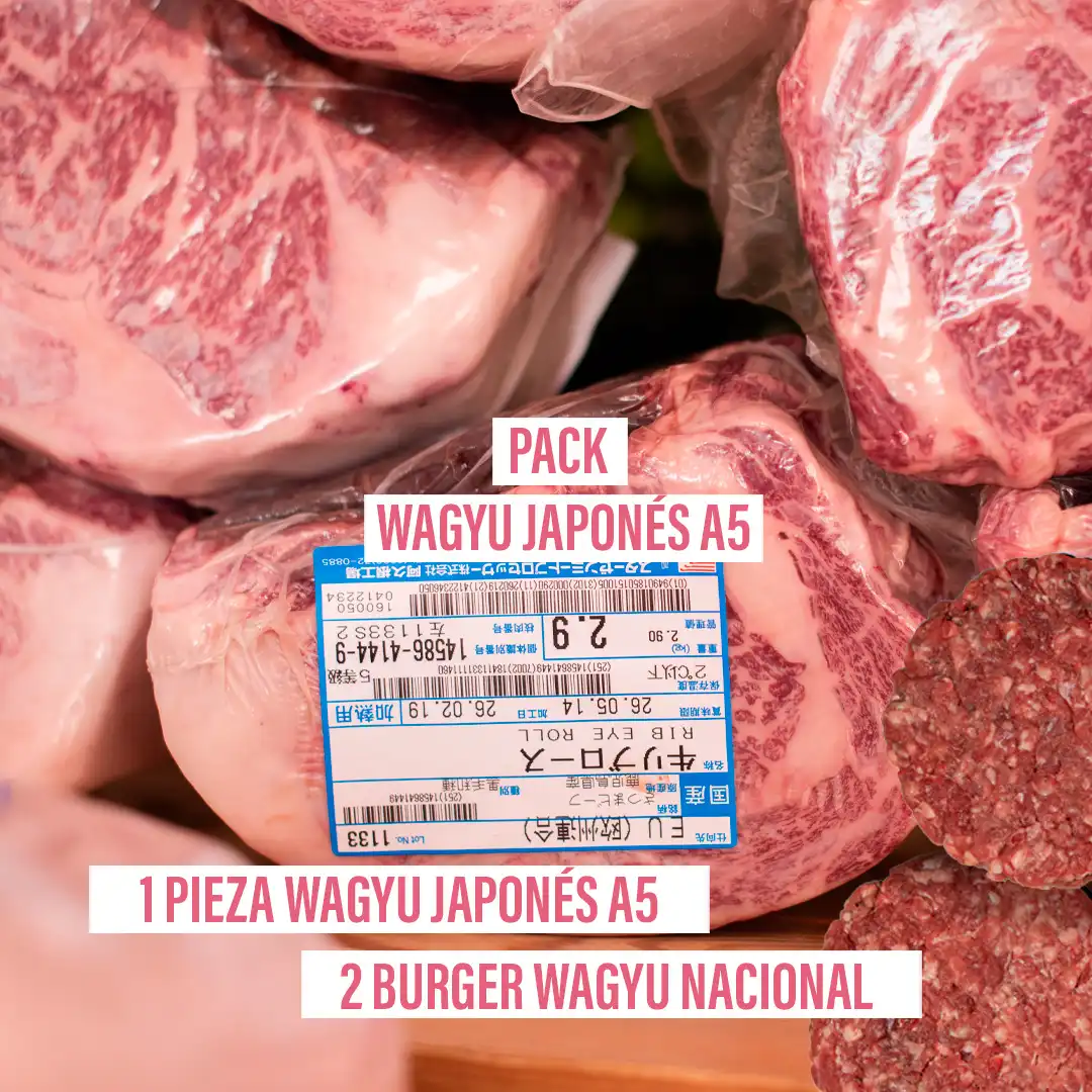Pack Wagyu japonés A5