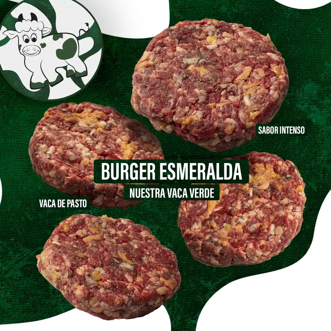 Burger Meat Vaca Esmeralda 4 Unidades